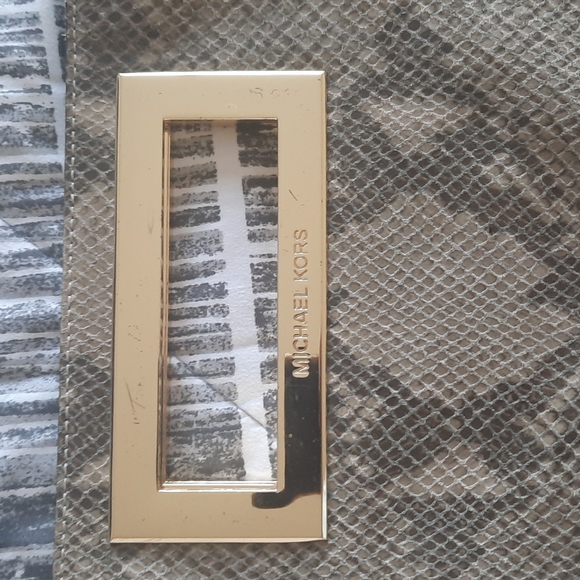 Michael Kors Snakeskin Clutch - Picture 4 of 6